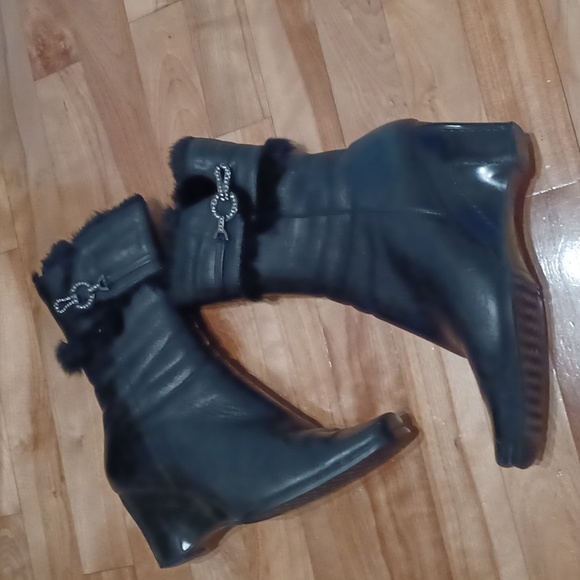 Winter Italian leather boots 👢 size 39 - Picture 3 of 16